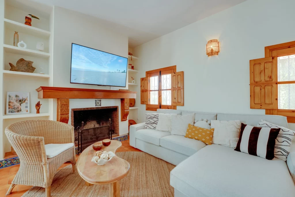 Villa la caleta living room