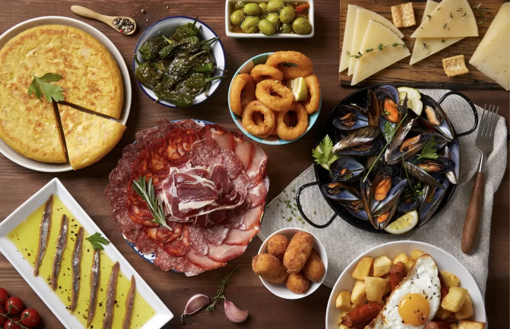 Spanish Tapas table