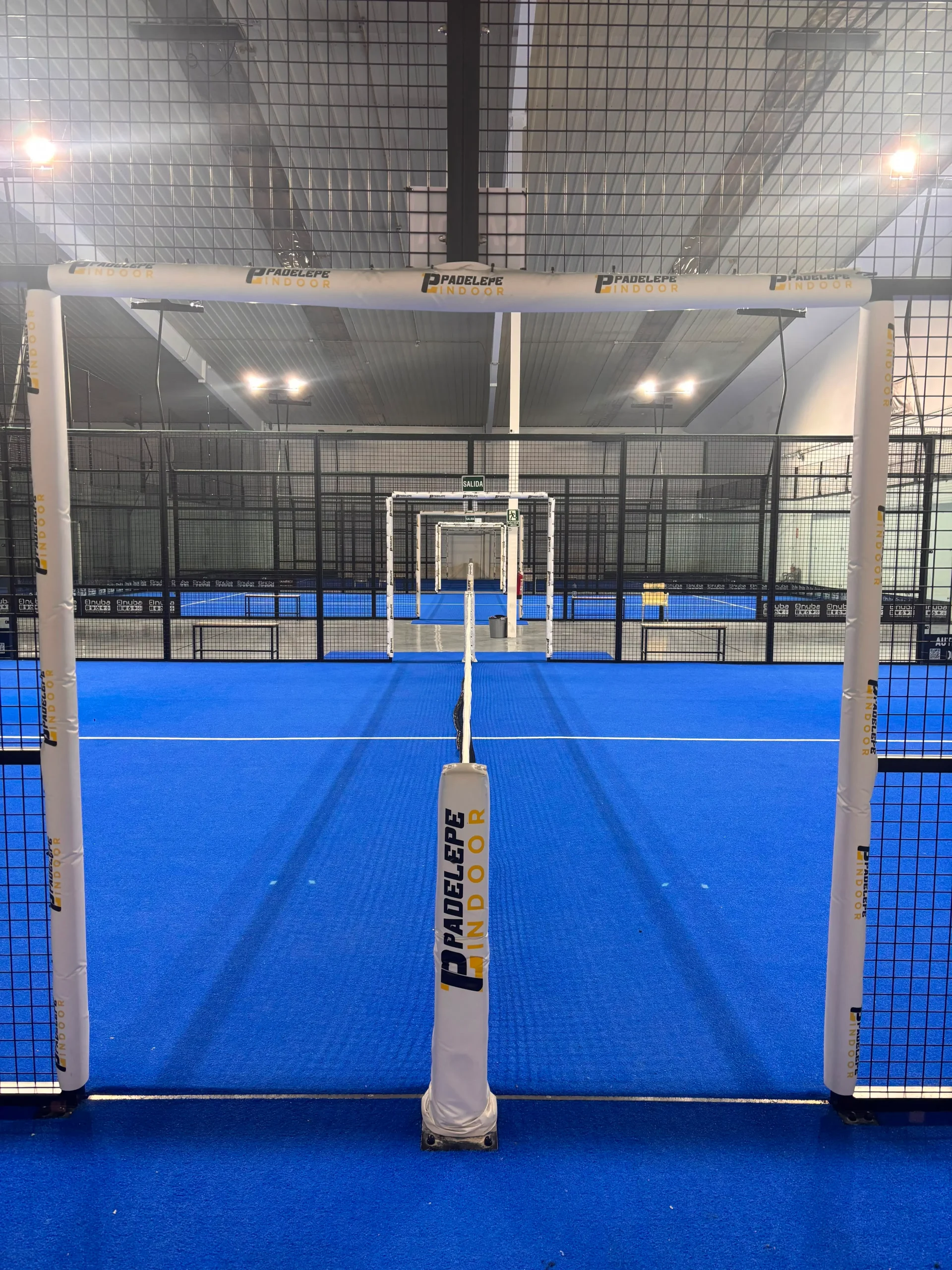 Indoor padel courts